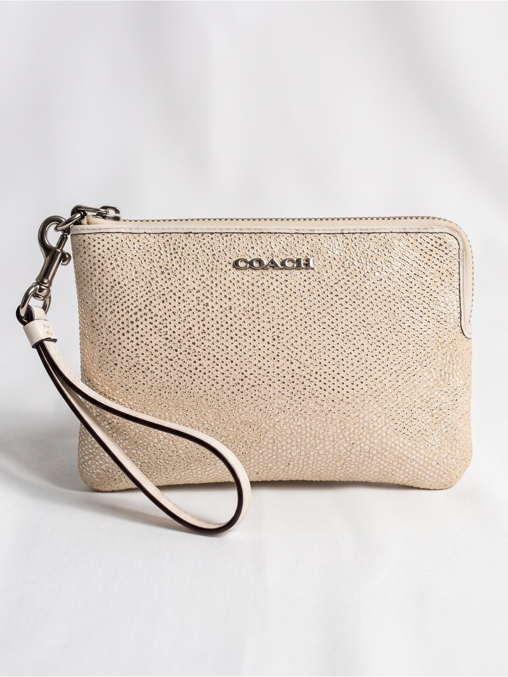 COACH SPARKLY WRISTLET WALLET